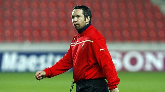 Pavel Horváth na tréninku Viktorie Plzeň před zápasem Ligy mistrů. Pavel Horváth na tréninku Viktorie Plzeň před zápasem Ligy mistrů.
