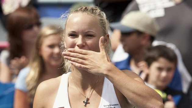 Dánská tenistka Caroline Wozniacká Dánská tenistka Caroline Wozniacká