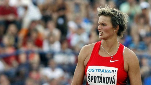 Barbora Špotáková na Zlaté tretře v Ostravě Barbora Špotáková na Zlaté tretře v Ostravě