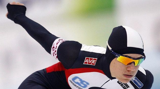 Rychlobruslařka Karolína Erbanová na trati 1000 metrů v Astaně. Rychlobruslařka Karolína Erbanová na trati 1000 metrů v Astaně.