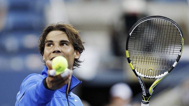 Rafael Nadal se raduje z postupu do semifinále US Open. Rafael Nadal se raduje z postupu do semifinále US Open.