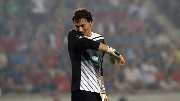 Brankář fotbalistů Plzně Marek Čech Brankář fotbalistů Plzně Marek Čech