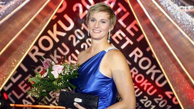 Oštěpařka Barbora Špotáková vyhrálá popáté v řadě Atleta roku. Oštěpařka Barbora Špotáková vyhrálá popáté v řadě Atleta roku.