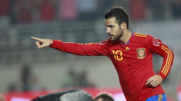 Španělský fotbalista Cesc Fabregas Španělský fotbalista Cesc Fabregas