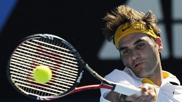 Švýcarský tenista Roger Federer na Australian Open Švýcarský tenista Roger Federer na Australian Open