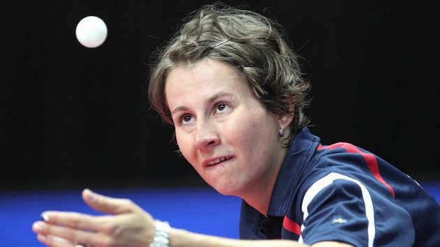 Česká reprezentantka ve stolním tenisu Renáta Štrbíková na evropském šampionátu v Ostravě. Česká reprezentantka ve stolním tenisu Renáta Štrbíková na evropském šampionátu v Ostravě.