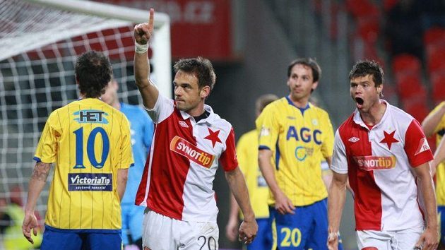 Lukáš Jarolím (20) ještě v dresu pražské Slavie. Lukáš Jarolím (20) ještě v dresu pražské Slavie.