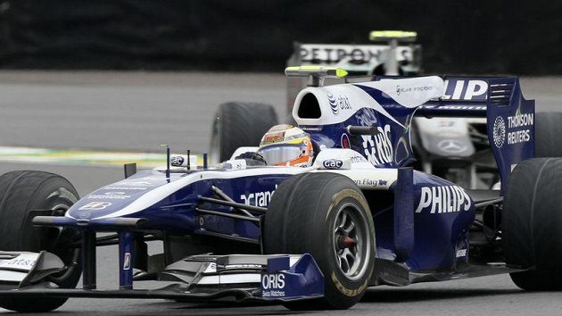 Pilto stáje Williams Nico Hülkenberg během kvalifikace GP Brazílie Pilto stáje Williams Nico Hülkenberg během kvalifikace GP Brazílie