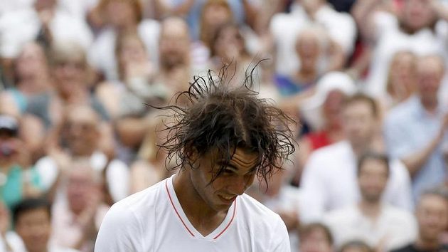 Tenista Rafael Nadal ve Wimbledonu Tenista Rafael Nadal ve Wimbledonu