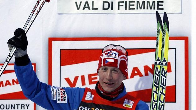 Lukáš Bauer po bezkonkurenčním vítězství na Tour de Ski. Lukáš Bauer po bezkonkurenčním vítězství na Tour de Ski.