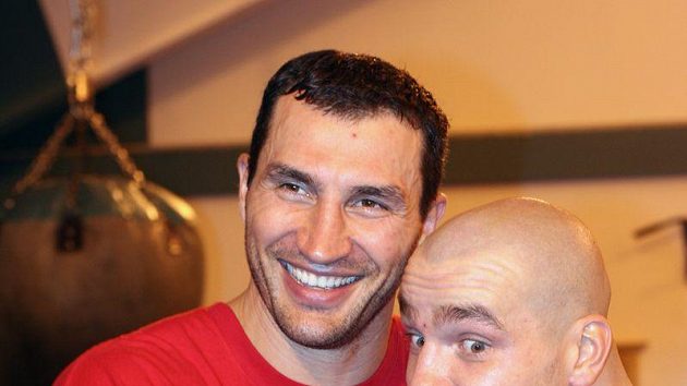 Vladimir Kličko a Ondřej Pála Vladimir Kličko a Ondřej Pála