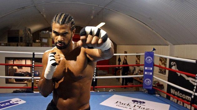 David Haye v přípravě na zápas proti Audley Harrisonovi. David Haye v přípravě na zápas proti Audley Harrisonovi.