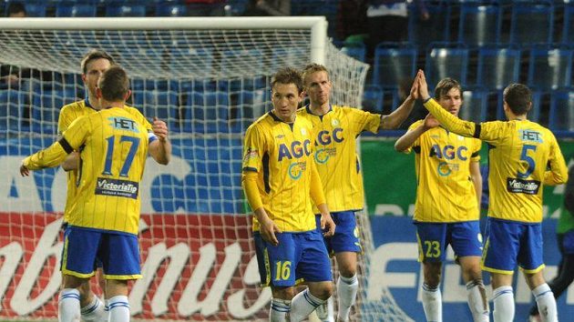 Radost fotbalistů Teplic Radost fotbalistů Teplic