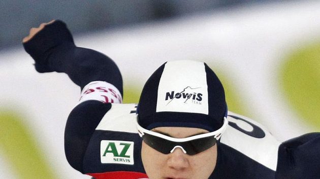 Rychlobruslařka Karolína Erbanová na trati 500 metrů na ME ve víceboji Rychlobruslařka Karolína Erbanová na trati 500 metrů na ME ve víceboji