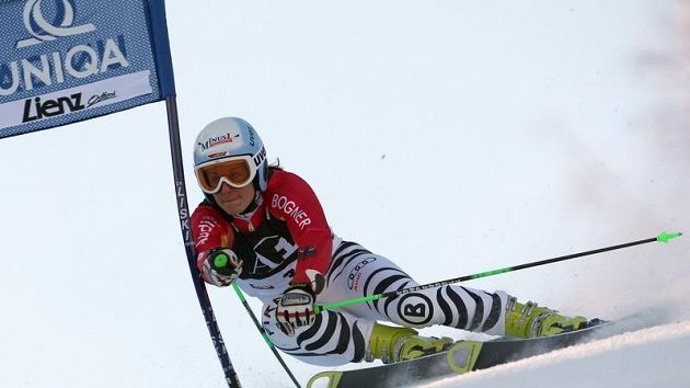 Německá lyžařka Kathrin Hölzlová Německá lyžařka Kathrin Hölzlová