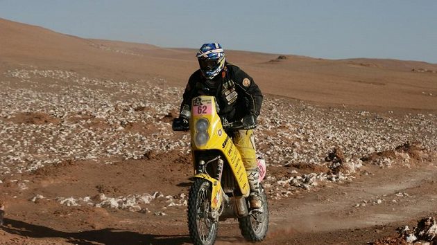David Pabiška na trati Rallye Dakar 2010. David Pabiška na trati Rallye Dakar 2010.