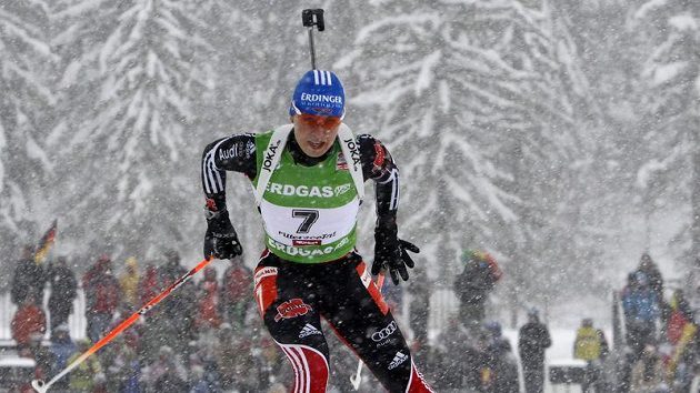 Německá biatlonistka Magdalena Neunerová. Německá biatlonistka Magdalena Neunerová.