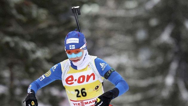 Finská biatlonistka Kaisa Mäkäräinenová Finská biatlonistka Kaisa Mäkäräinenová
