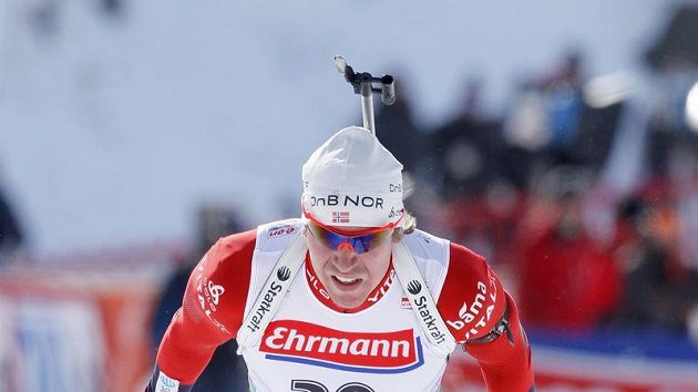 Norský biatlonista Emil Hegle Svendsen Norský biatlonista Emil Hegle Svendsen