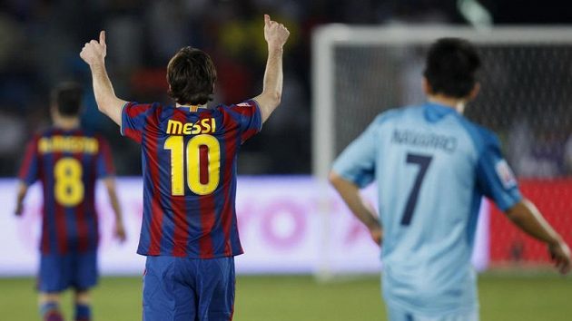Fotbalový král planety Lionel Messi opět rozhodl o výhře Barcelony. Fotbalový král planety Lionel Messi opět rozhodl o výhře Barcelony.