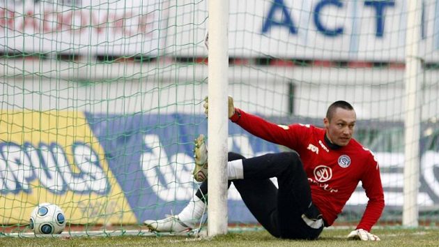 Brankář Slovácka Miroslav Filipko Brankář Slovácka Miroslav Filipko