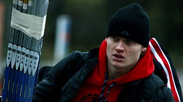 Kamil Kreps na srazu hokejové reprezentace Kamil Kreps na srazu hokejové reprezentace