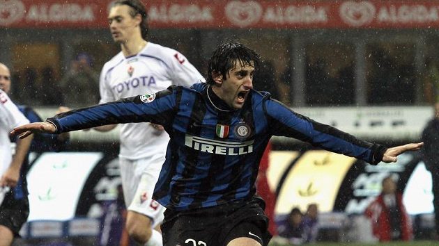 Diego Milito z Interu Milán Diego Milito z Interu Milán