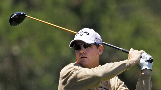 Golfista Shaun Micheel během prvního kola US Open Golfista Shaun Micheel během prvního kola US Open
