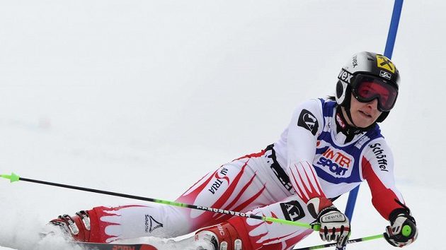 Rakouská lyžařka Karthrin Zettelová na stavu v Mariboru Rakouská lyžařka Karthrin Zettelová na stavu v Mariboru