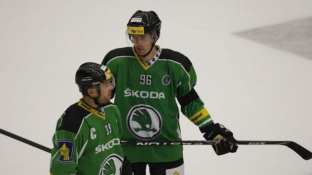 Jaroslav Balaštík (vpravo) a David Výborný, letní posily Mladé Boleslavi Jaroslav Balaštík (vpravo) a David Výborný, letní posily Mladé Boleslavi