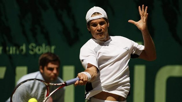 Německý tenista Tommy Haas na turnaji v Halle Německý tenista Tommy Haas na turnaji v Halle
