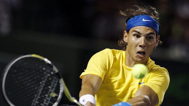 Rafael Nadal se v pohodě dostal v Miami do semifinále. Rafael Nadal se v pohodě dostal v Miami do semifinále.