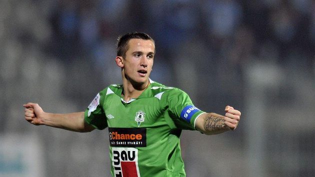 Tomáš Pekhart se raduje z gólu Tomáš Pekhart se raduje z gólu
