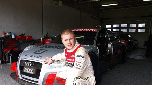 Michal Matějovský se supersilným Audi A4 DTM Michal Matějovský se supersilným Audi A4 DTM
