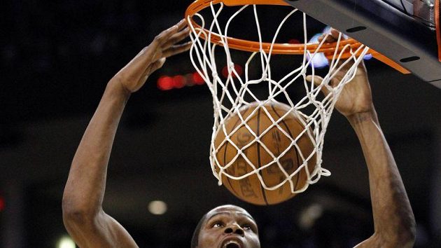 Kevin Durant v dresu Oklahomy Kevin Durant v dresu Oklahomy
