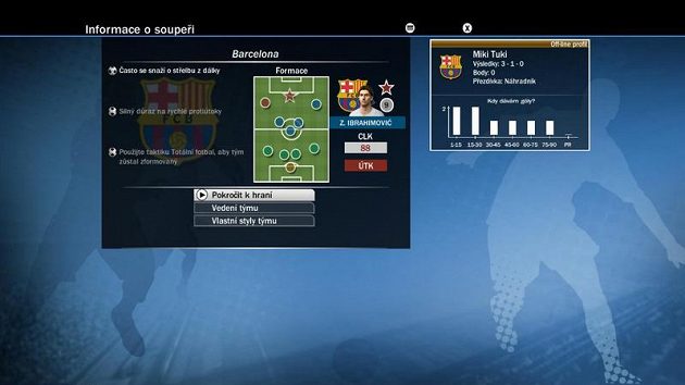 Už v hratelném demu vám skaut perfektně přečte hru Barcelony. Snad to na ně bude stačit! Už v hratelném demu vám skaut perfektně přečte hru Barcelony. Snad to na ně bude stačit!