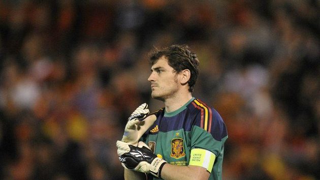 Španělský branář Iker Casillas Španělský branář Iker Casillas