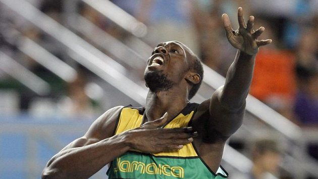 Jamajčan Usain Bolt na MS v korejském Tegu. Jamajčan Usain Bolt na MS v korejském Tegu.