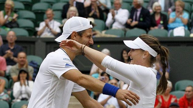 Radost tenisového páru Jürgen Meltzer, Iveta Benešová Radost tenisového páru Jürgen Meltzer, Iveta Benešová