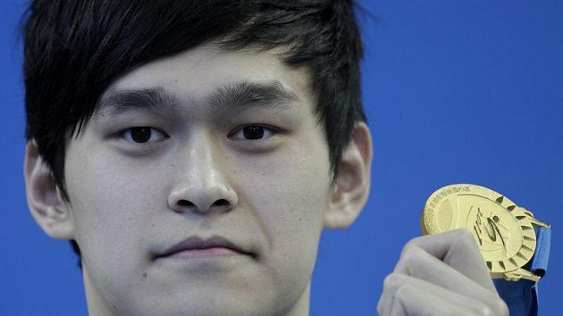 Čínský plavec Sung Jang Čínský plavec Sung Jang