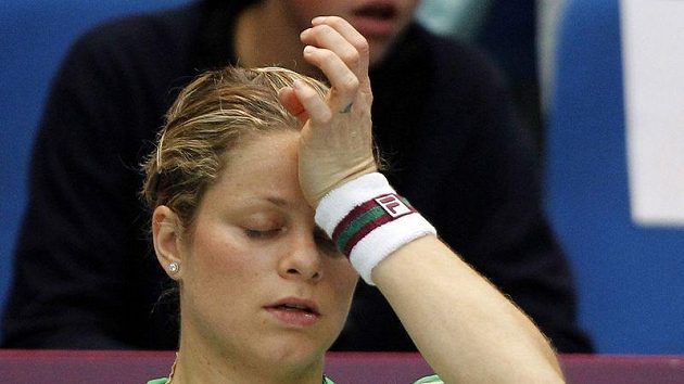 Kim Clijstersová přijde o duel proti Češkám. Kim Clijstersová přijde o duel proti Češkám.