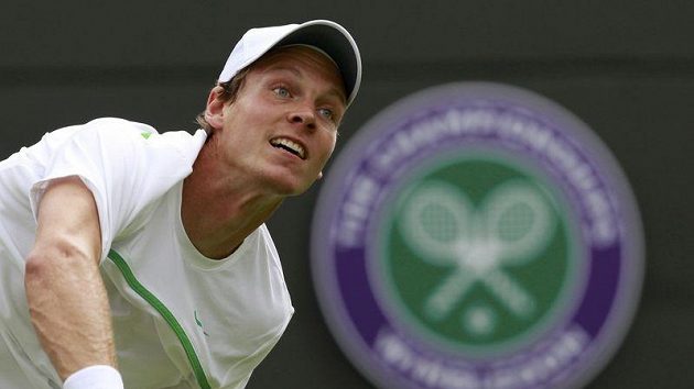 Tenista Tomáš Berdych na Wimbledonu Tenista Tomáš Berdych na Wimbledonu