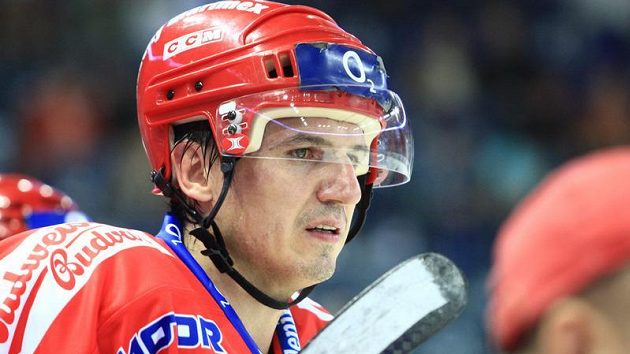 Michal Mikeska v dresu Českých Budějovic Michal Mikeska v dresu Českých Budějovic