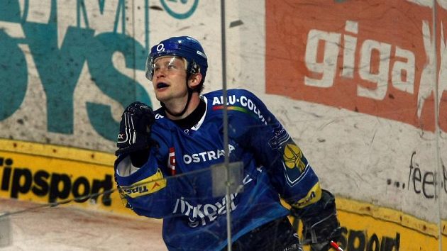 Petr Vrána ještě v dresu Vítkovic Petr Vrána ještě v dresu Vítkovic