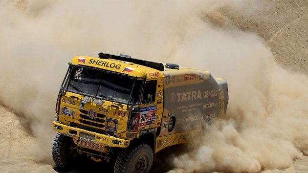 Aleš Loprais během letošní Rallye Dakar. Aleš Loprais během letošní Rallye Dakar.