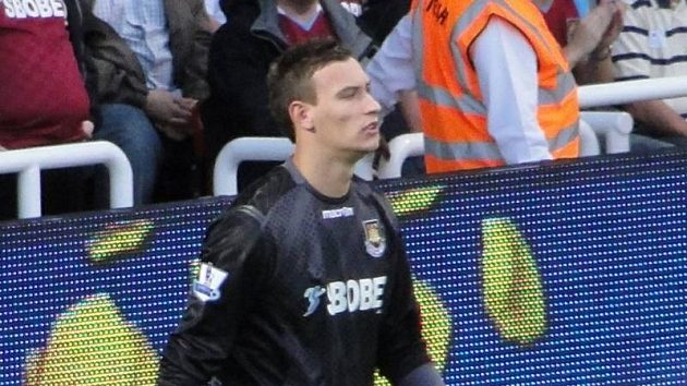 Brankář West Hamu Marek Štěch Brankář West Hamu Marek Štěch