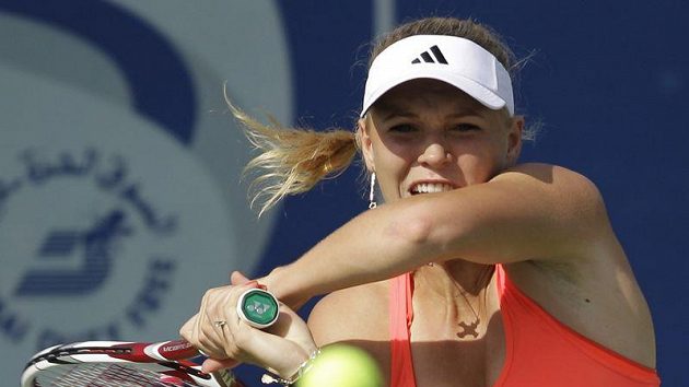 Dánská tenistka Caroline Wozniacká Dánská tenistka Caroline Wozniacká