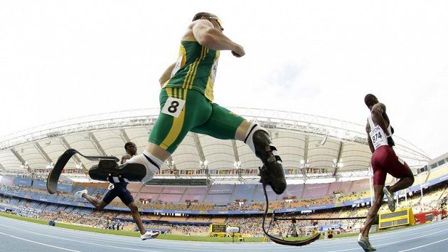 Oscar Pistorius na MS v Tegu. Oscar Pistorius na MS v Tegu.