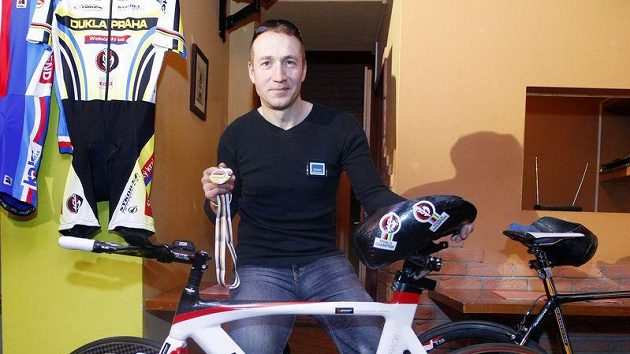 Handicapovaný cyklista Michal Stark Handicapovaný cyklista Michal Stark