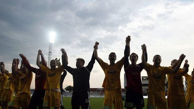 Radost fotbalistů Dukly Radost fotbalistů Dukly